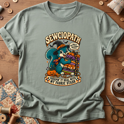 Fabric Hoarder Spooky Halloween T-Shirt