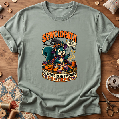 Quilt Witch Halloween T-Shirt