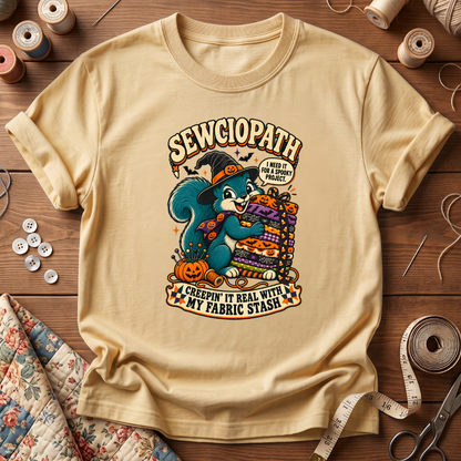 Fabric Hoarder Spooky Halloween T-Shirt