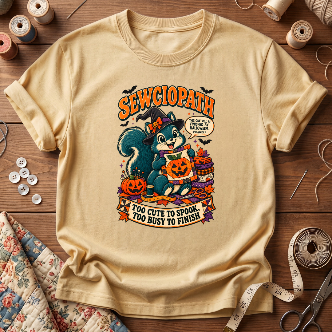 Pumpkin Quilter Halloween T-Shirt