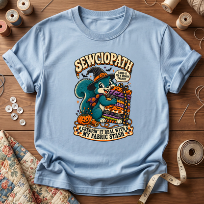 Fabric Hoarder Spooky Halloween T-Shirt