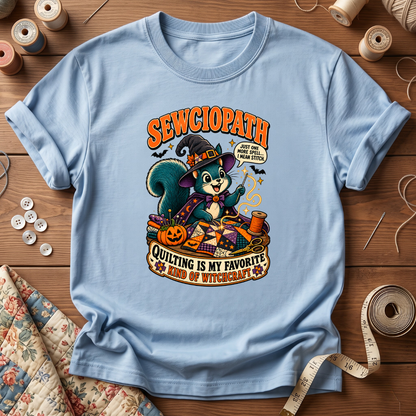 Quilt Witch Halloween T-Shirt