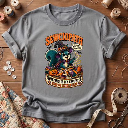 Quilt Witch Halloween T-Shirt