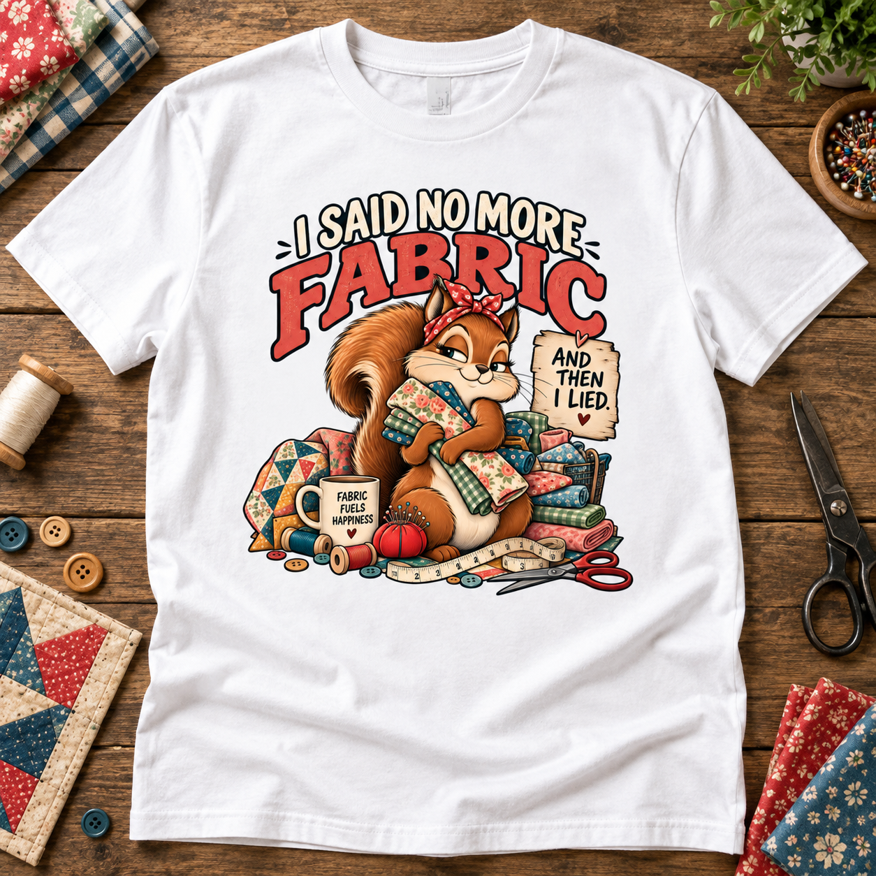 I Said No More Fabric T-Shirt