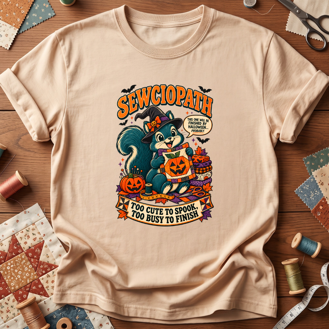 Pumpkin Quilter Halloween T-Shirt
