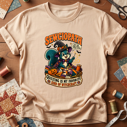 Quilt Witch Halloween T-Shirt
