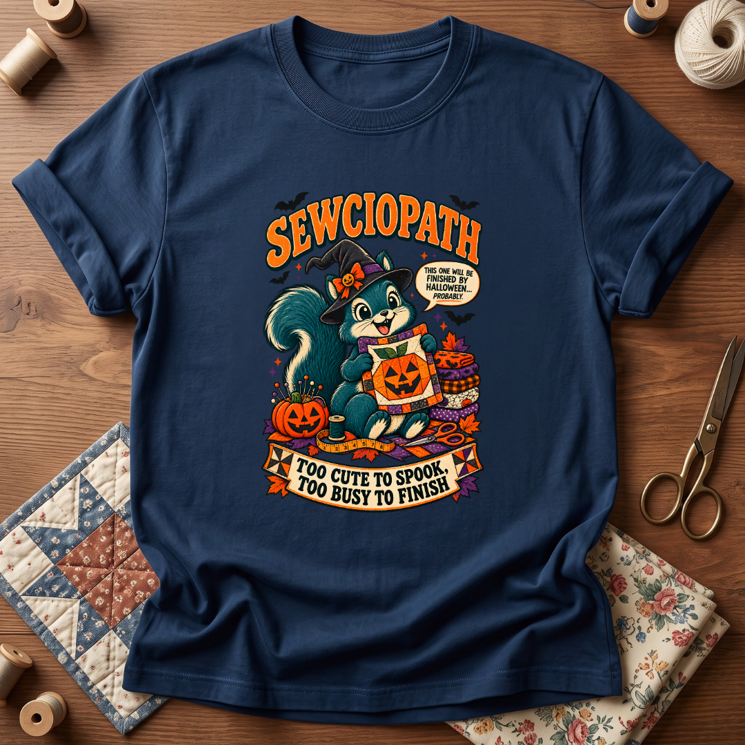Pumpkin Quilter Halloween T-Shirt