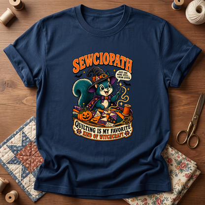 Quilt Witch Halloween T-Shirt