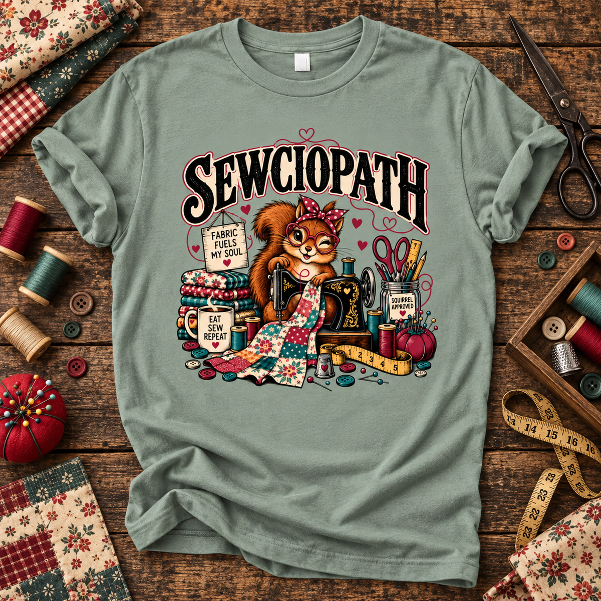 Sewciopath Fuels My Soul T-Shirt