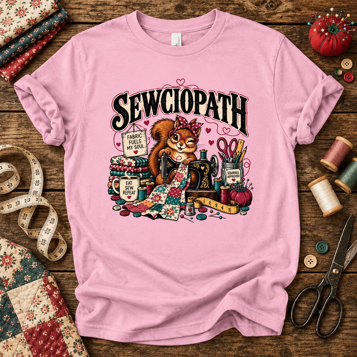 Sewciopath Fuels My Soul T-Shirt
