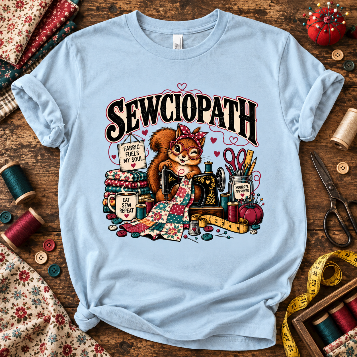 Sewciopath Fuels My Soul T-Shirt