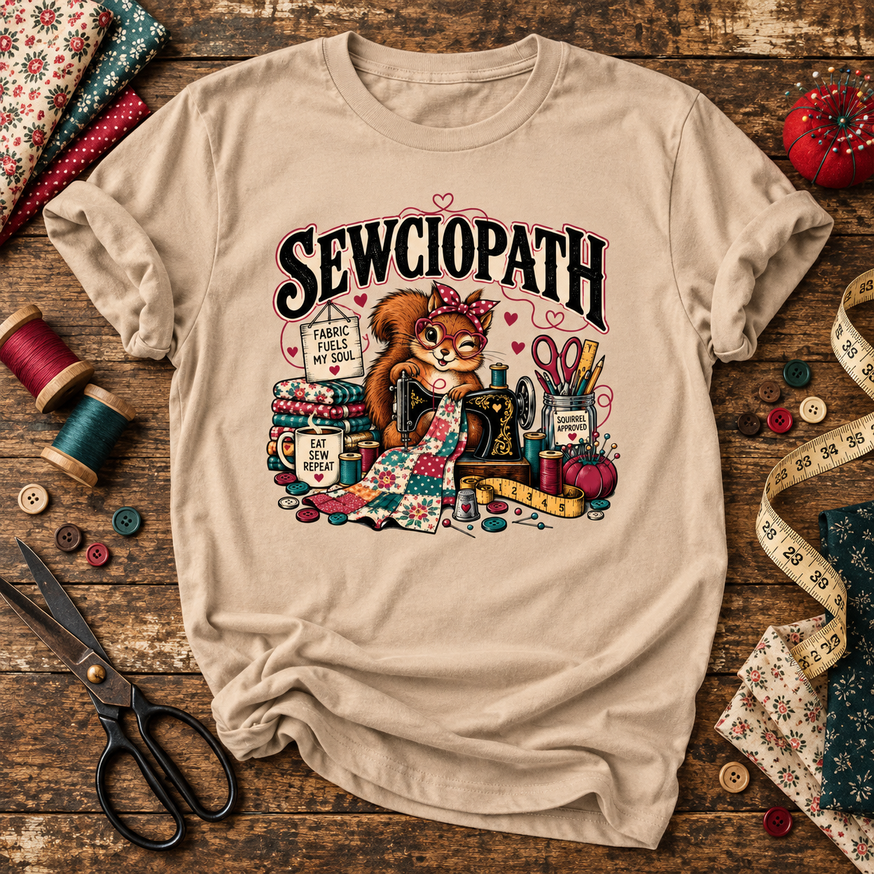 Sewciopath Fuels My Soul T-Shirt