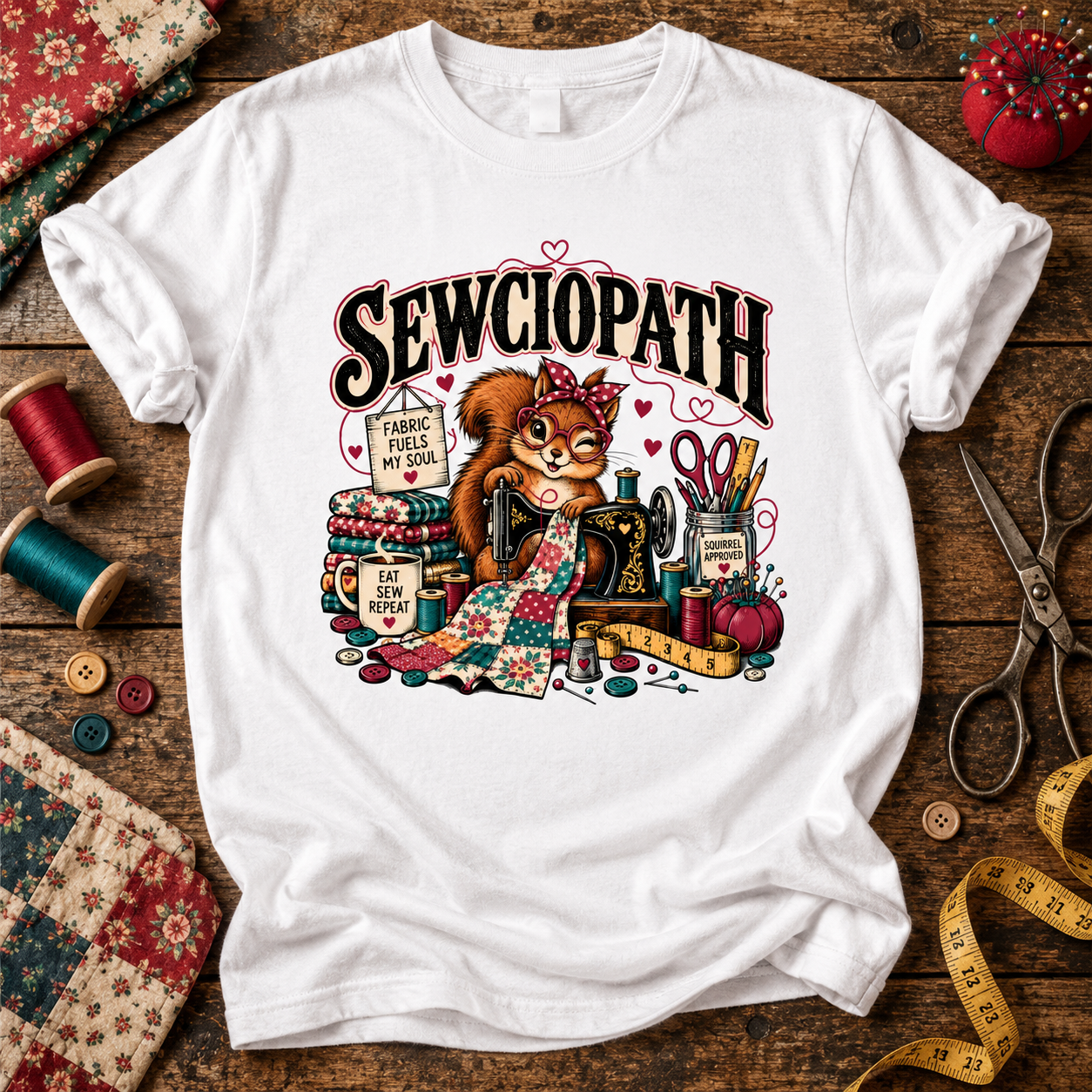 Sewciopath Fuels My Soul T-Shirt