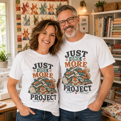 Squirrel Just One More Project T-Shirt