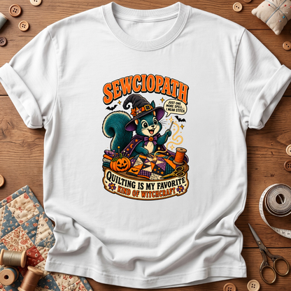 Quilt Witch Halloween T-Shirt