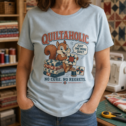 Quiltaholic Squirrel T-Shirt