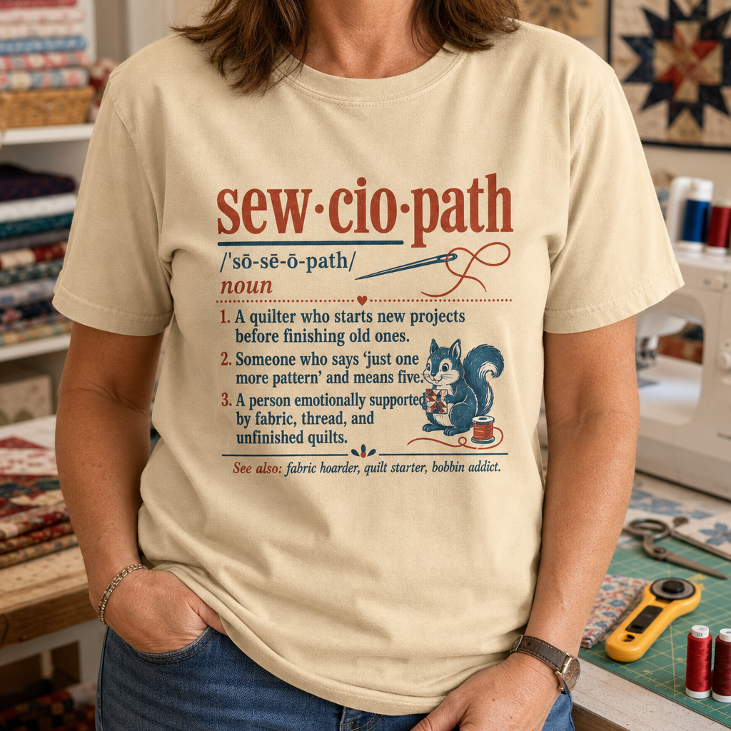 Sewciopath Vocabulary T-Shirt