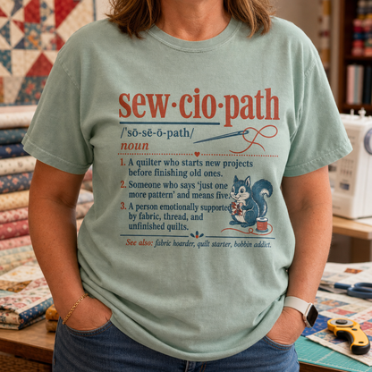 Sewciopath Vocabulary T-Shirt