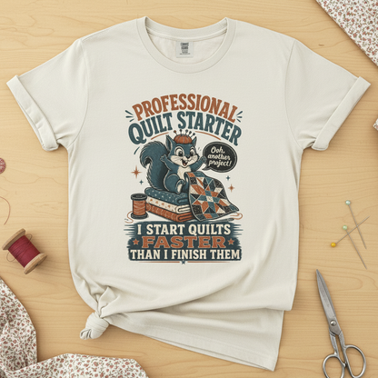 Professional Quilt Starter Quilter Gift T-Shirt