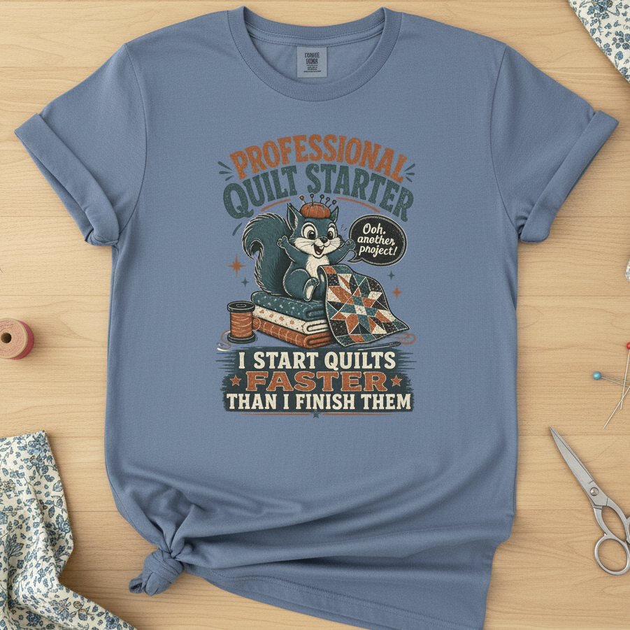 Professional Quilt Starter Quilter Gift T-Shirt
