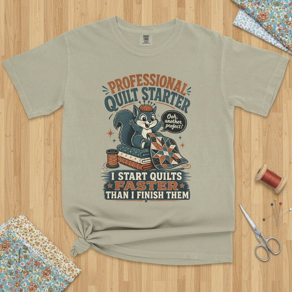 Professional Quilt Starter Quilter Gift T-Shirt